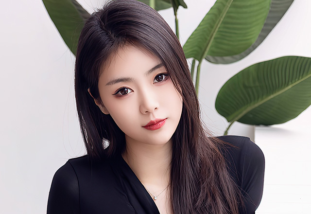 美女模特可乐黑丝短裙写真图片