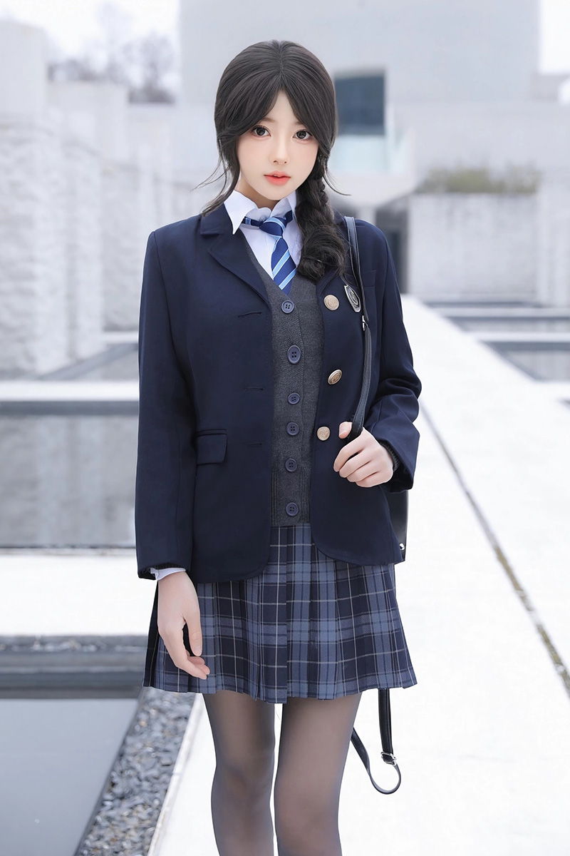 清纯小姐姐桃妖夭深色学妹制服写真图