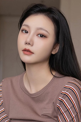美女模特安然性感咖啡色制服写真图片
