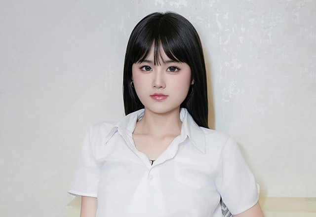 养眼小姐姐姚若兮黑色网袜明艳动人