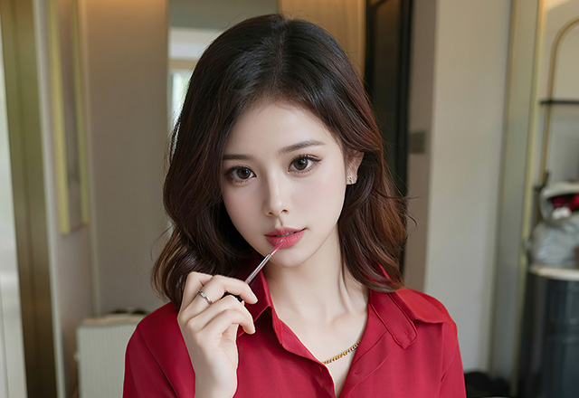 模特玫瑰我爱你精致容颜娇艳欲滴