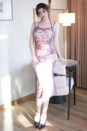 性感女神妲己红色吊带短裙娇艳欲滴