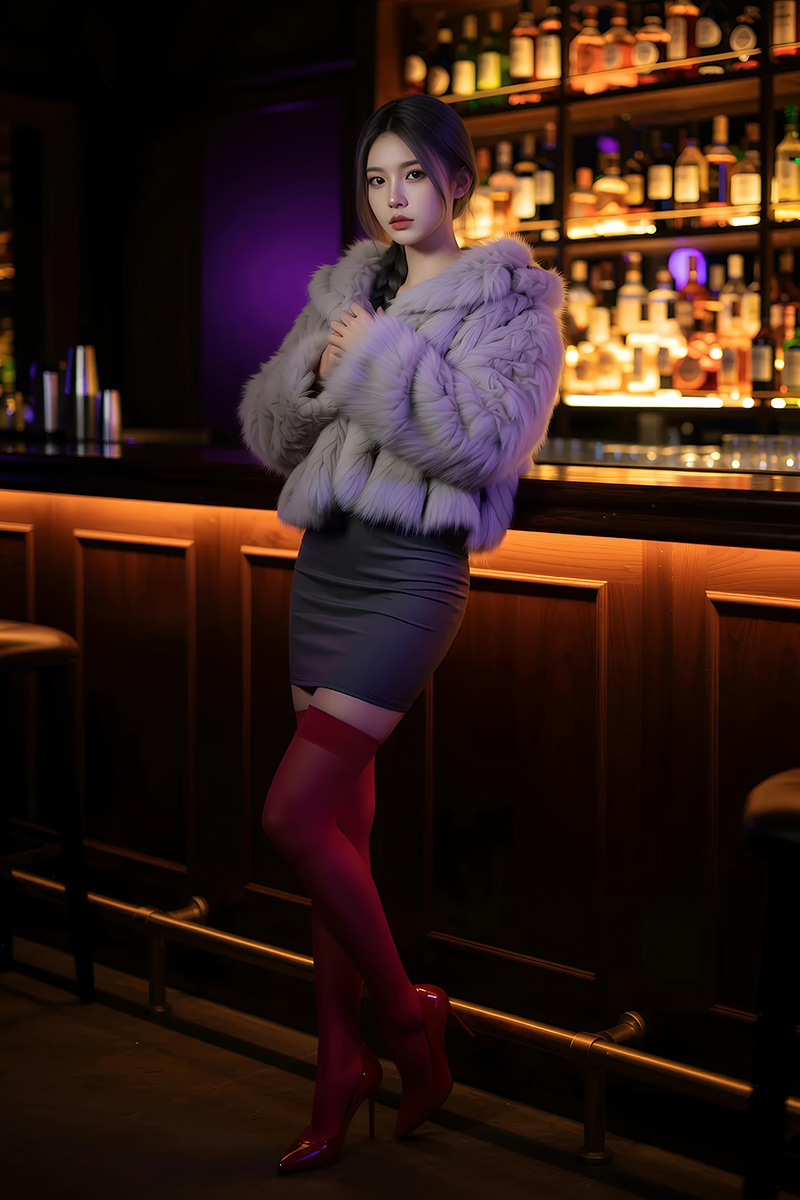 苗条美腿模特熙蕾学姐身材真的很棒