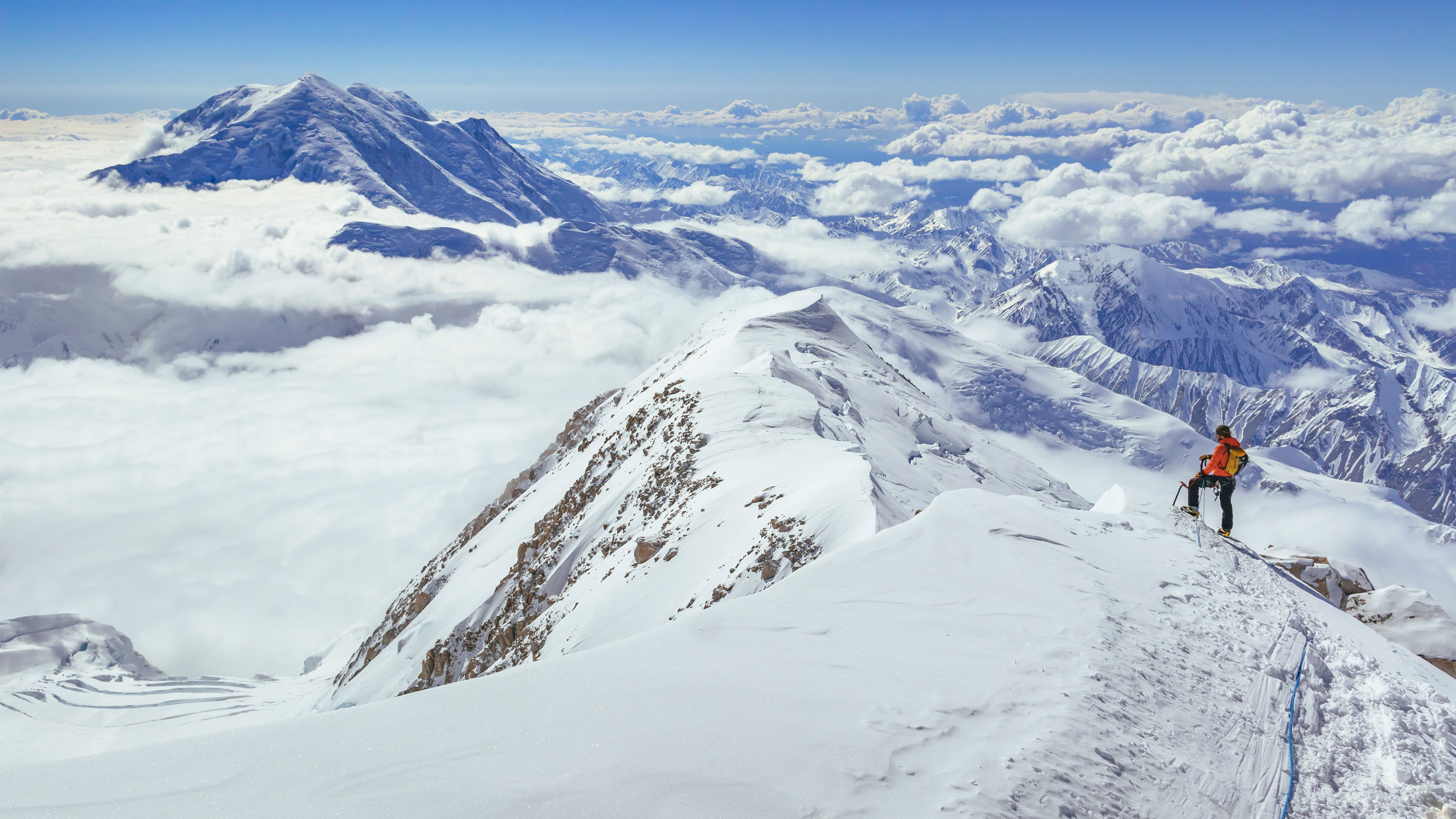 德纳里国家公园德纳里山雪景