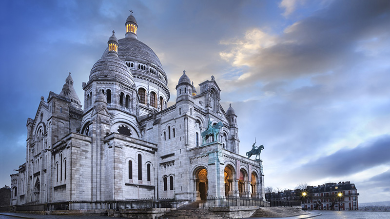 法国巴黎蒙马特大教堂