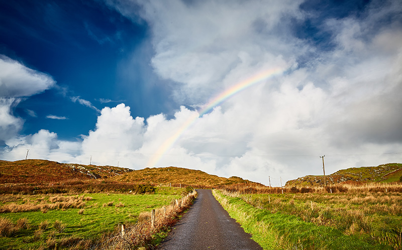彩虹之地之称的爱尔兰