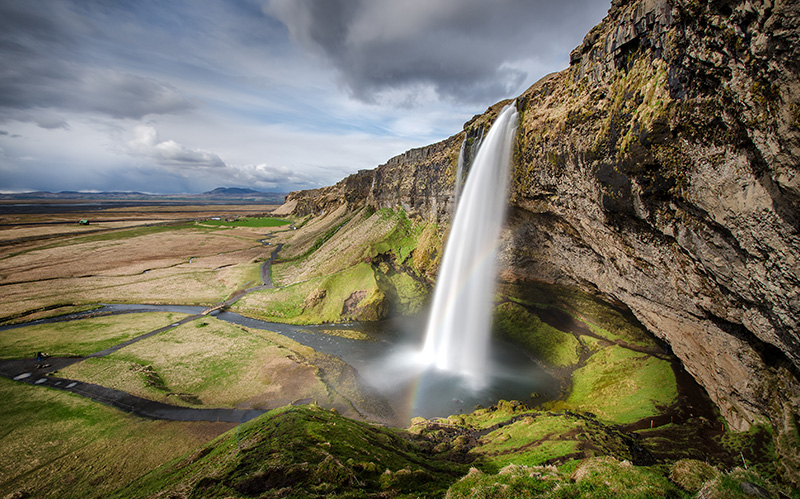 冰岛塞里雅兰瀑布