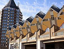 鹿特丹奇怪的立方体房屋