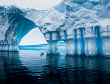 南极洲奇特的浮冰