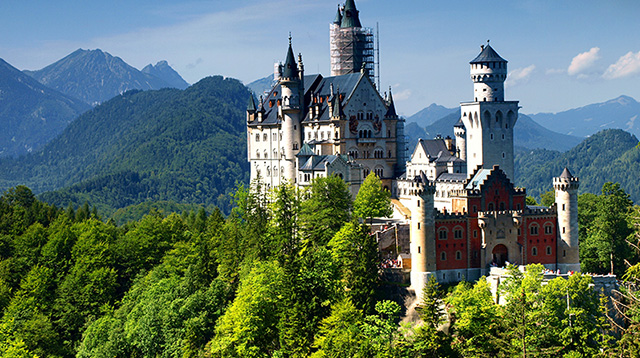巴伐利亚的新天鹅堡