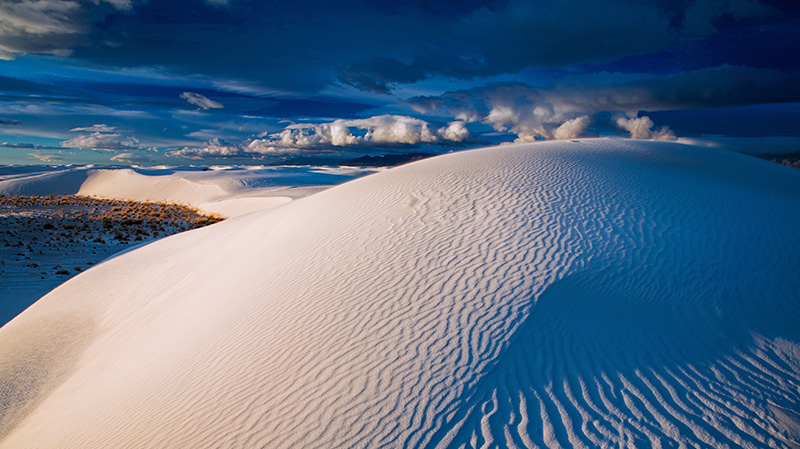 白沙国家公园中的石膏沙丘