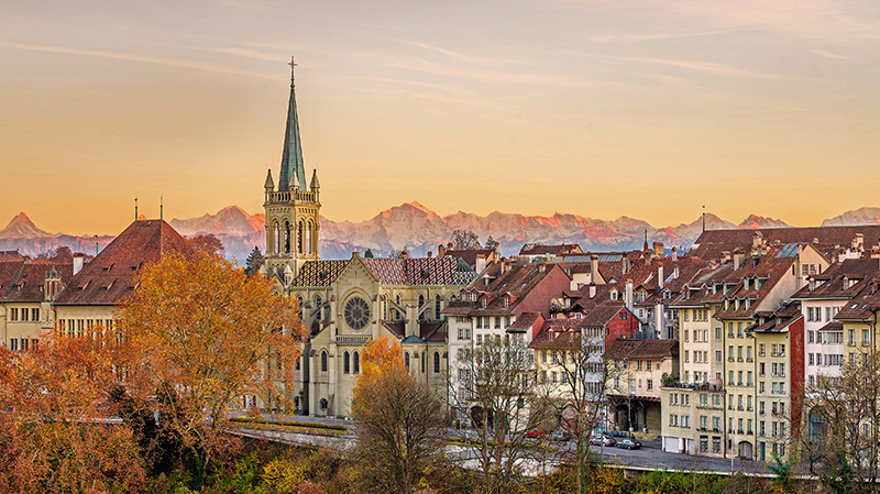 瑞士首都伯尔尼老城