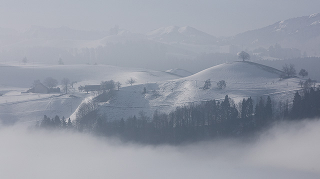 瑞士赫泽尔雪景