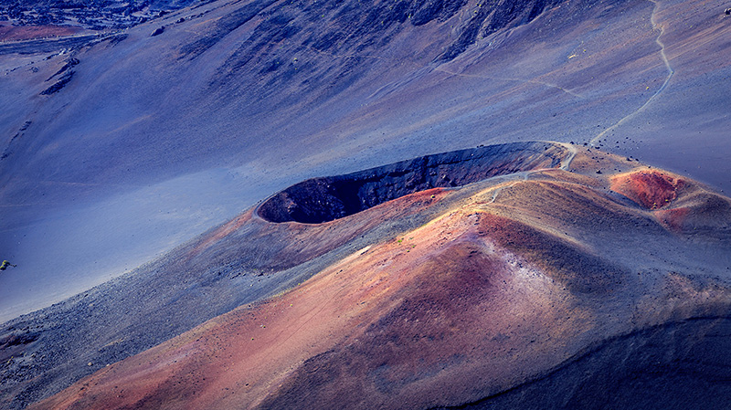 毛伊岛的陨石坑
