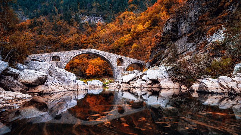 保加利亚阿尔达河上的魔鬼桥