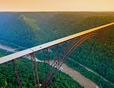 西弗吉尼亚州新河峡大桥