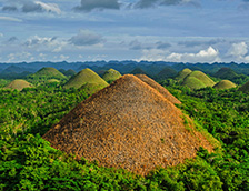 菲律宾薄荷岛的巧克力山