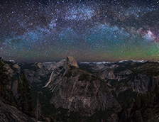 国家公园上空的银河