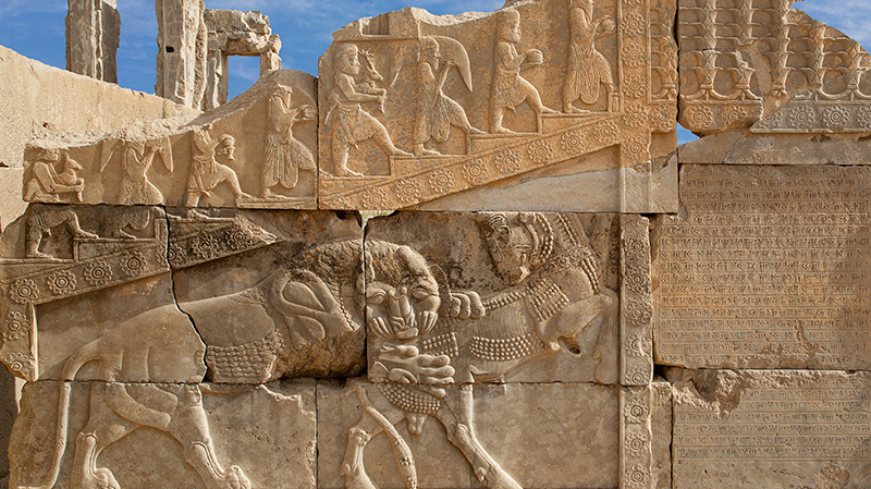 波斯古城波斯波利斯的浮雕
