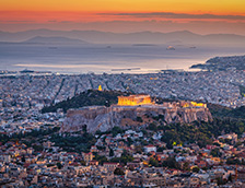 希腊雅典和卫城