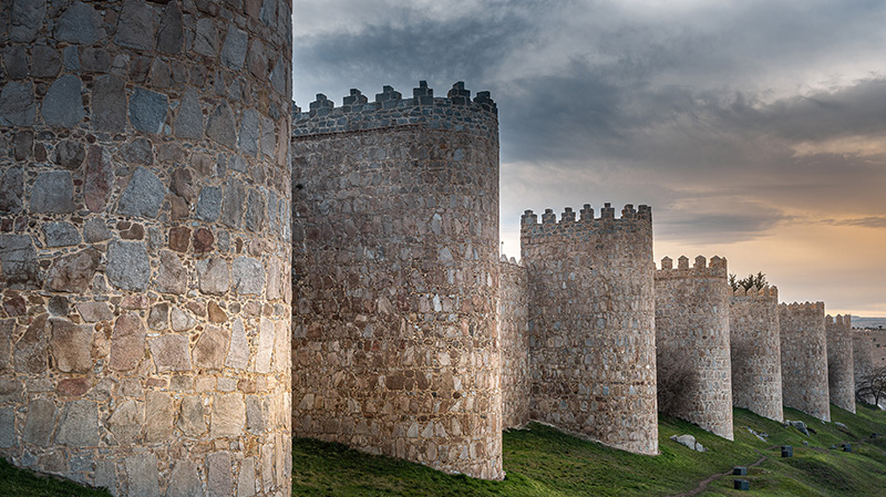 西班牙阿维拉中世纪城墙