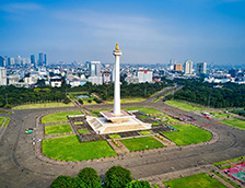 印度尼西亚雅加达一座广场