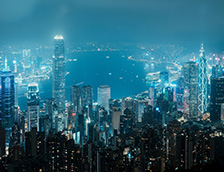 现代化大都市夜景