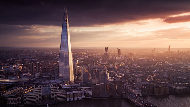 伦敦最尖锐的地标碎片大厦