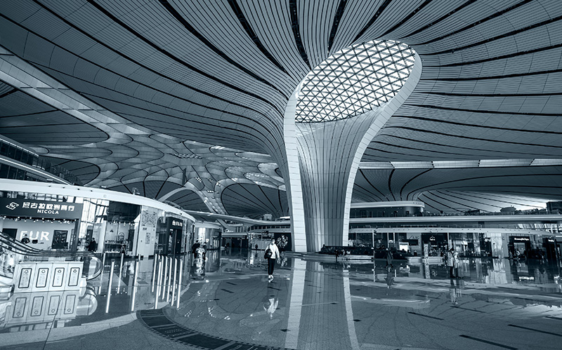 豪华又科幻的大兴机场