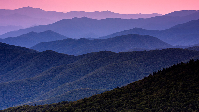 大烟山国家公园岁月雕琢的风景