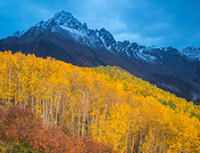 里奇韦附近斯内弗尔斯山脚下的秋色