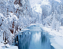 优胜美地国家公园默塞德河