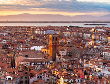 意大利威尼斯鸟瞰图