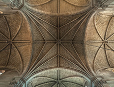 法国邦港圣母教堂拱顶